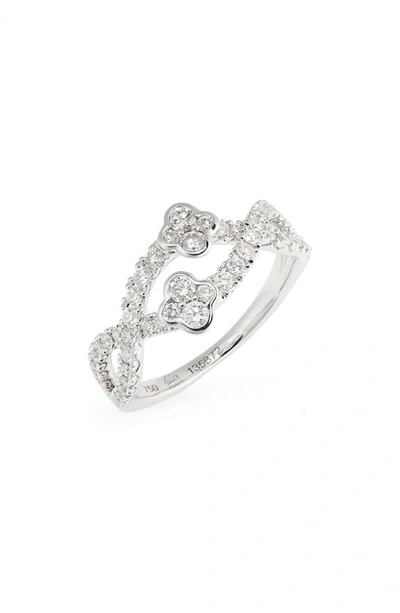 Kwiat Entwine Diamond Ring In White Gold/ Diamond