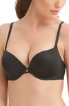 Montelle Intimates Allure Light Push-up Bra In Black