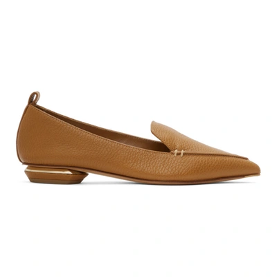 Nicholas Kirkwood Tan Beya Loafers In M27 Tan