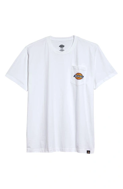 Dickies Logo Pocket Graphic Tee In White