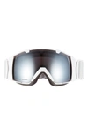 Smith Sport I/o 182mm Snow Goggles In White Vapor/ Sun Platinum