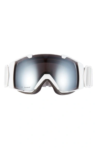 Smith Sport I/o 182mm Snow Goggles In White Vapor/ Sun Platinum