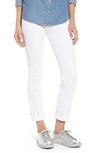 Lyssé Boyfriend High Rise Denim Leggings In White