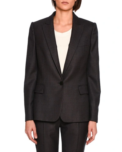 Stella Mccartney Ingrid Single-breasted Jacket, Charcoal