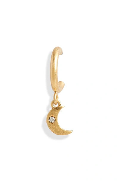 Madewell Mixer Huggie Hoop Single Earring In Moon