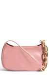 House Of Want Newbie Vegan Leather Shoulder Bag In Pink