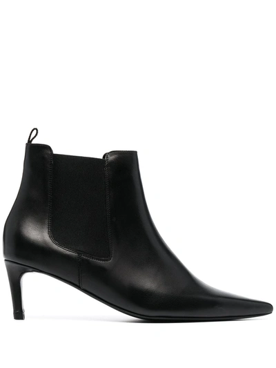 Anine Bing Stevie Boots In Black Leather