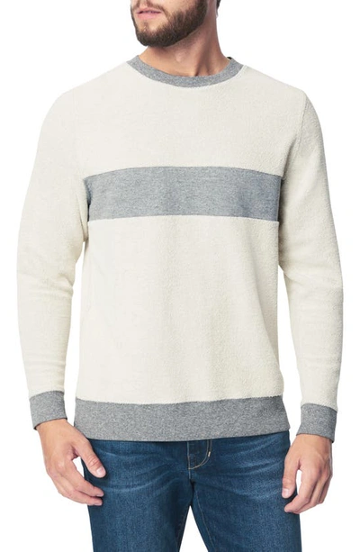 Joe's Inside Out Heathered Detail French Terry Sweatshirt In Heasther Grey