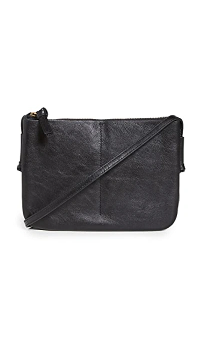 Madewell The Knotted Crossbody Bag In True Black