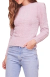 Astr Caroline Sweater In Pink Lilac