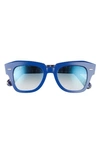 Ray Ban State Street 49mm Gradient Square Sunglasses In Blue/ Blue Gradient