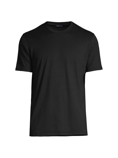Kiton T-shirt Short Sleeves Black Cotton Man