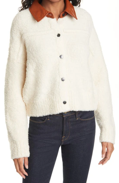 Cinq À Sept Women's Leighton Wool Sweater Jacket In Ivory