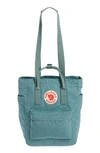 Fjall Raven Fjällräven Kånken Tote Backpack In Frost Green