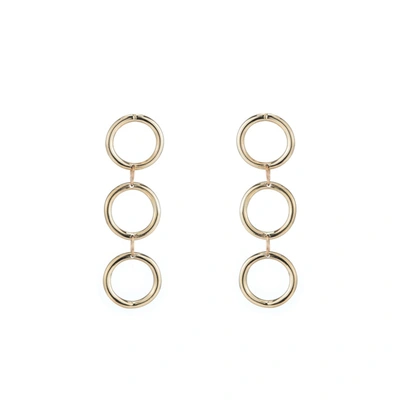 Ali Grace Jewelry Small Round Triple Gold Loop Earrings