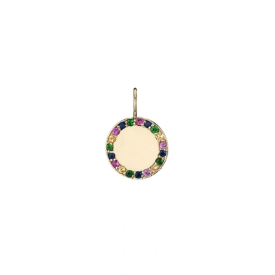 Ali Grace Jewelry Small Gold & Multicolored Stones Charm
