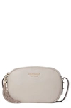 Kate Spade Annabel Leather Zip Medium Camera Bag In Warm Taupe