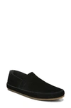 Vince Atlee Leather Slip-on Shoes In Black