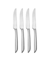 Nambe Frond Steak Knives - Set Of 4 In Silver