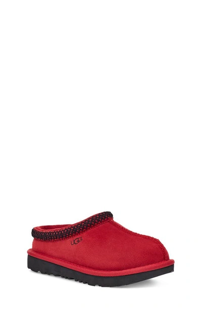 Ugg Kids' K-tasman Ii Embroidered Slipper In Samba Red