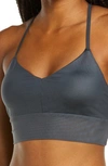 Alo Yoga Yoga Bra In Anthracite