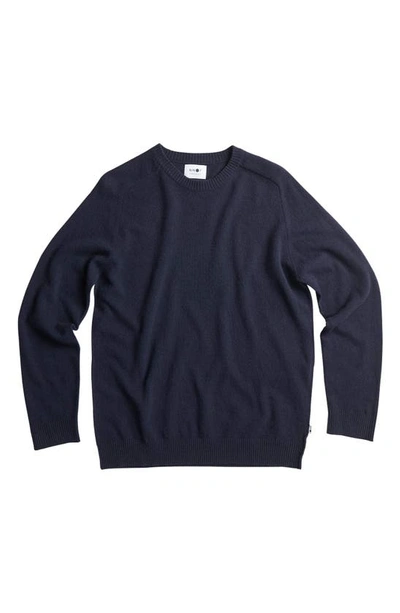 Nn07 Edward 6333 Lambswool Crewneck Sweater In Navy Blue
