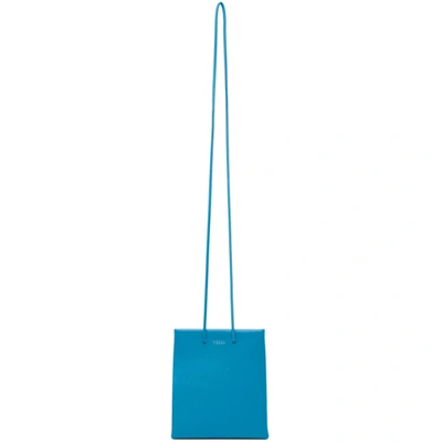 Medea Blue Long Strap Prima Bag In Light Blue