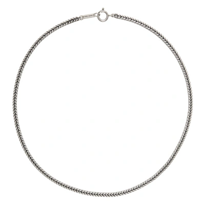 Isabel Marant Wheat-chain Silver-tone Necklace In Silver 08si