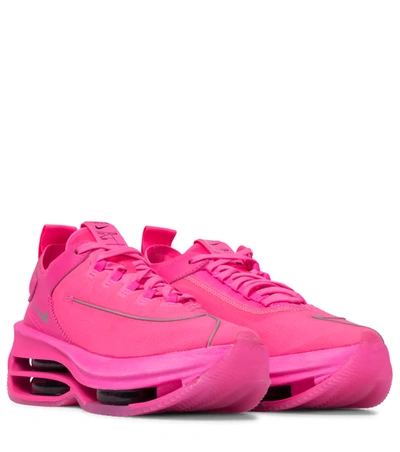 Nike Zoom Double Stacked Sneakers In Pink Blast Black