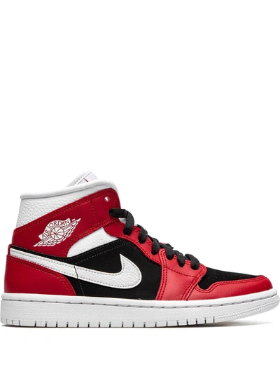 Jordan Air  1 Mid Sneakers In Red