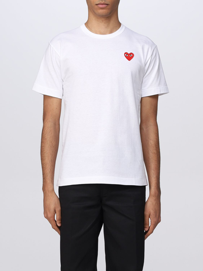 Comme Des Garçons Play Comme Des Garcons Play T-shirts And Polos White In 3 White