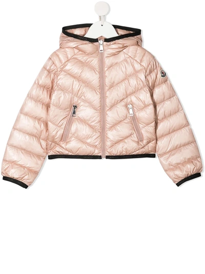 Moncler Girls' Cexing Down Jacket - Big Kid In Pink