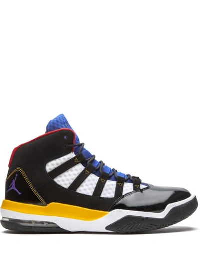 Jordan max aura black best sale and yellow