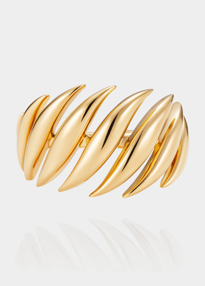 Fernando Jorge Women's Flame Small 18k Yellow Gold Ring