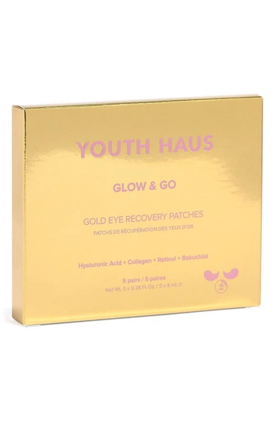Skin Gym Youth Haus 24k Glow & Go Eye Patches, Set Of 5