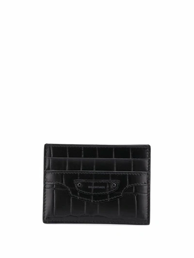 Balenciaga Women's Black Leather Wallet