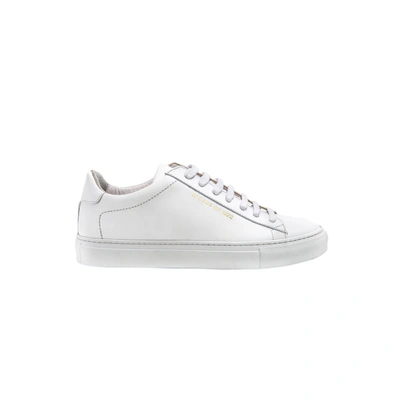 D'este Women's Shoes Leather Trainers Sneakers  Limited Edition In White