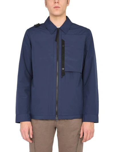 Ma.strum Ma. Strum Mens Blue Other Materials Outerwear Jacket