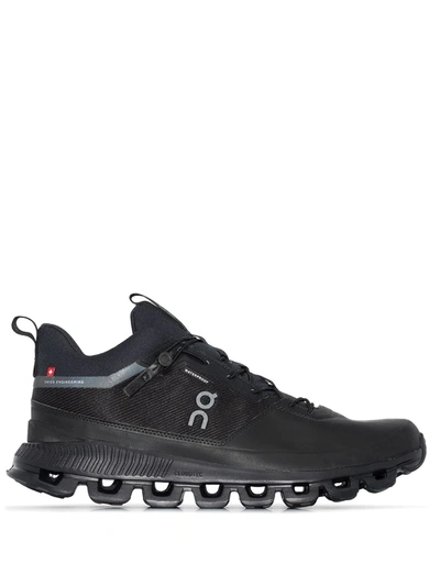 On Running Black Cloud Hi Waterproof Sneakers