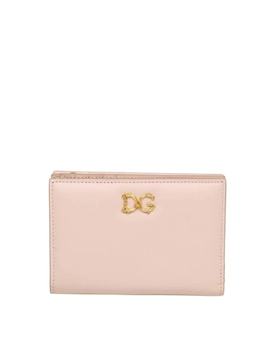 Dolce E Gabbana Women's Pink Leather Wallet