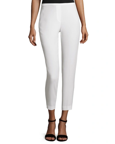 Dkny Marcia Straight-leg Pants In White