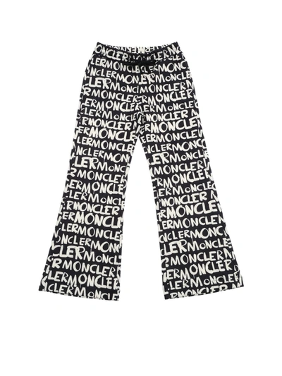 Moncler Genius Kids' Moncler Printed Black Trousers