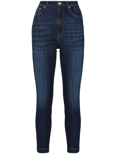 Dolce E Gabbana Women's Blue Cotton Jeans