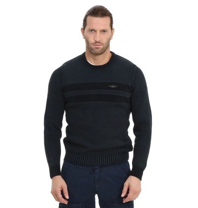 Aeronautica Militare Men's Blue Sweater