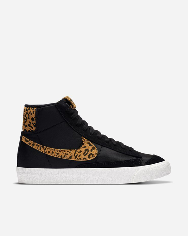 nike blazer black leopard
