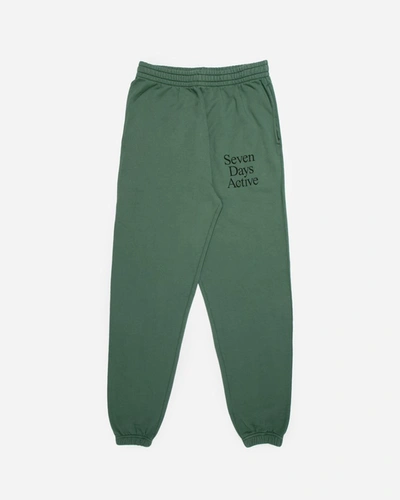 7 Days Monday Pants In Green