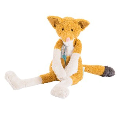 Moulin Roty Kids' Chausesette The Little Fox In Yellow