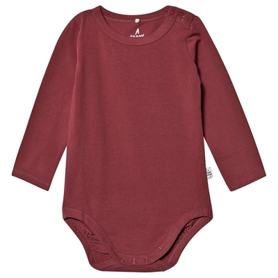 A Happy Brand Burgundy Baby Body In Red