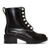 3.1 Phillip Lim Lug Sole Zipper Embellished Leather Ankle Boots In Black