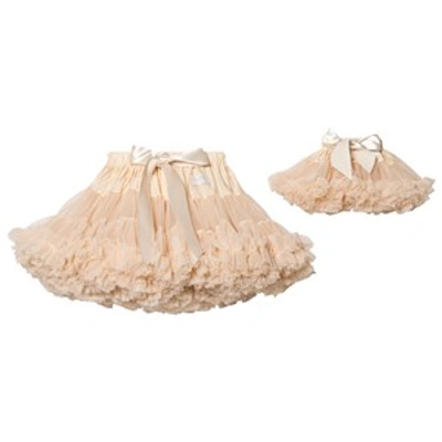 Dolly By Le Petit Tom Kids' Petti Skirt Cream